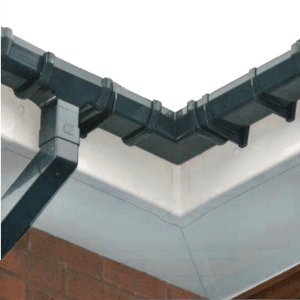 Guttering and downpipe connection