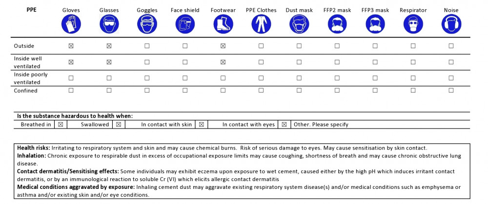 Free Template | Free COSHH Assessment Example | HSEDocs